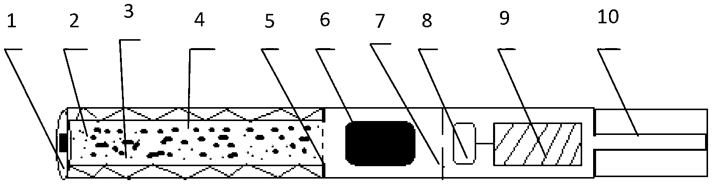 Visible heating atomizing cigarette