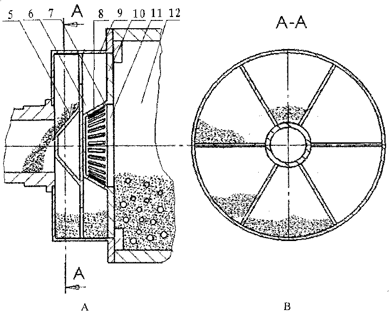 Automatic and rapid feed delivery device and discharge device