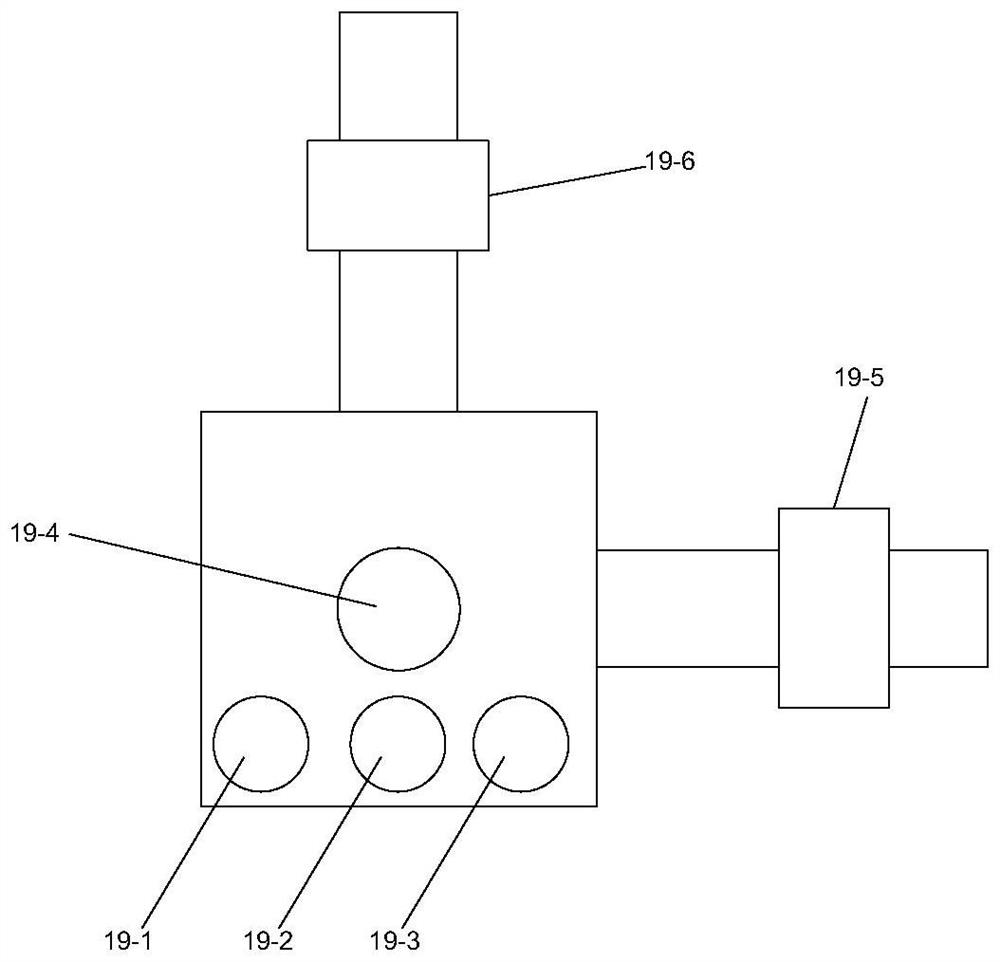 Gas distribution system for laser on-line gas detection and application method