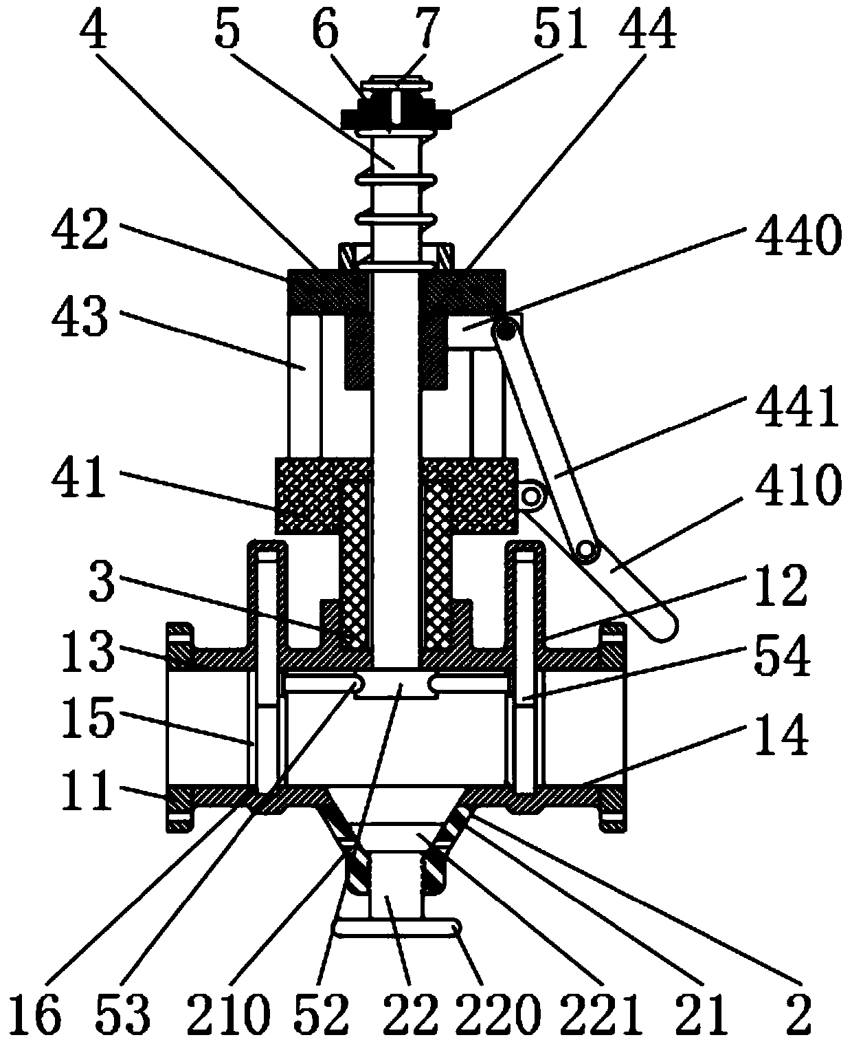 A high pressure water well valve for oil field