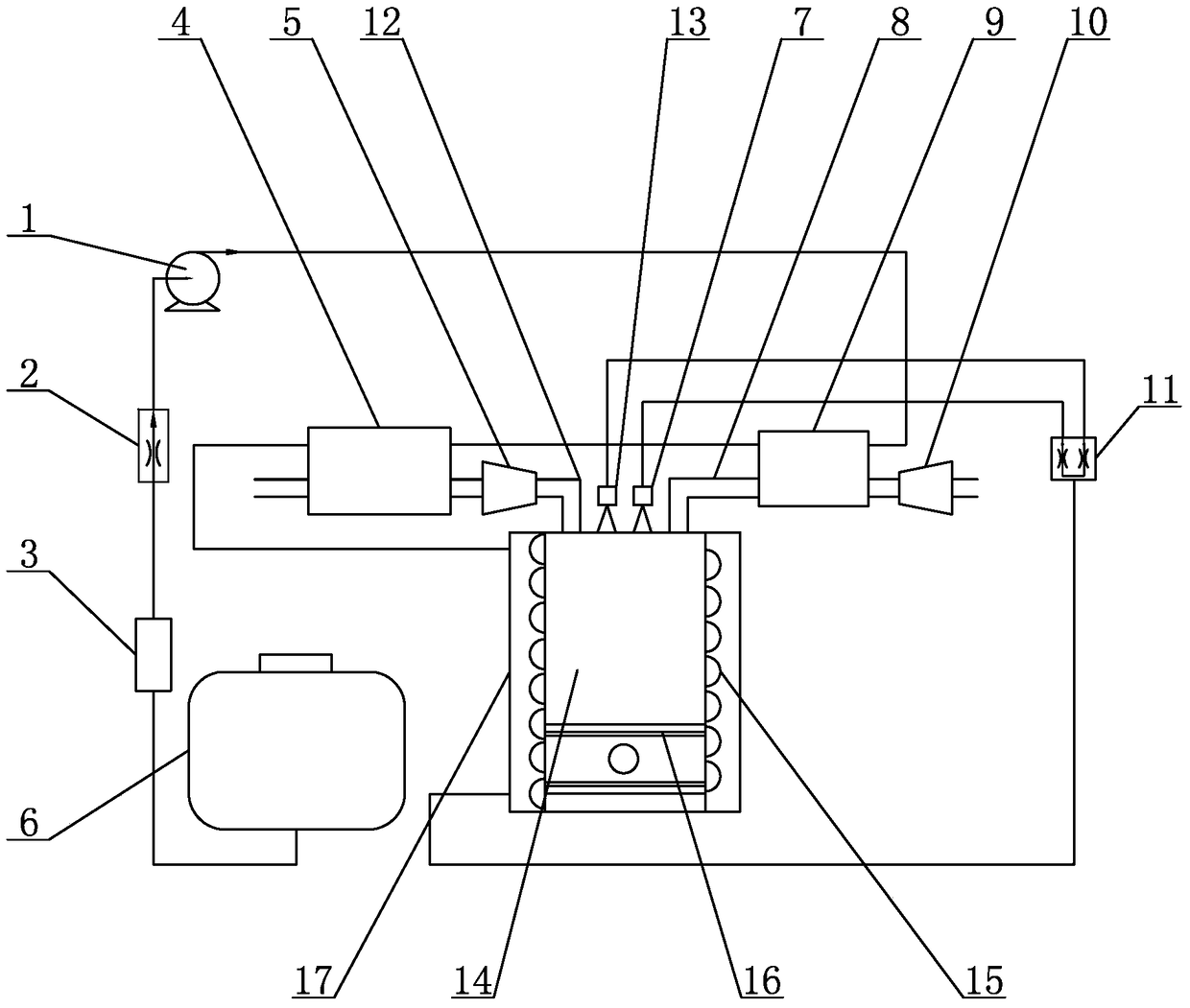 A preheating chemical regenerative diesel engine