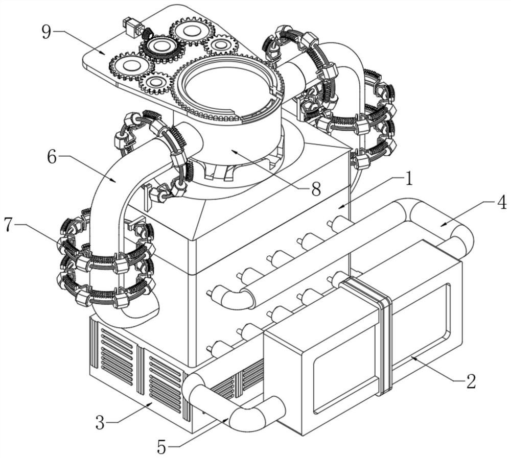 Evaporation device used for heat pipe radiator