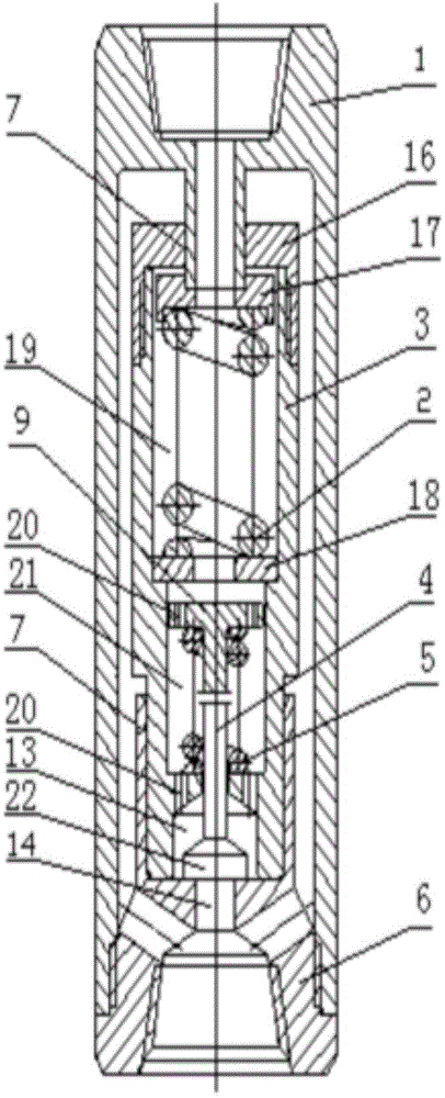 Core valve energy storing type hydraulic down-the-hole hammer