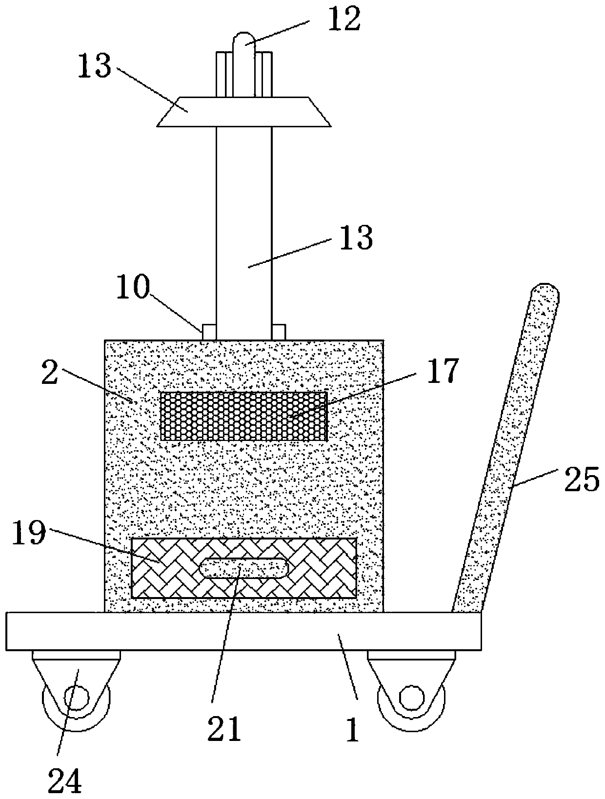 Air environment purification device for construction site