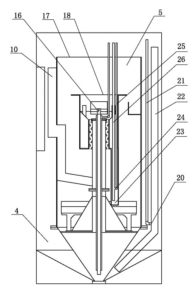 Pump-free integrated wastewater deep treatment equipment