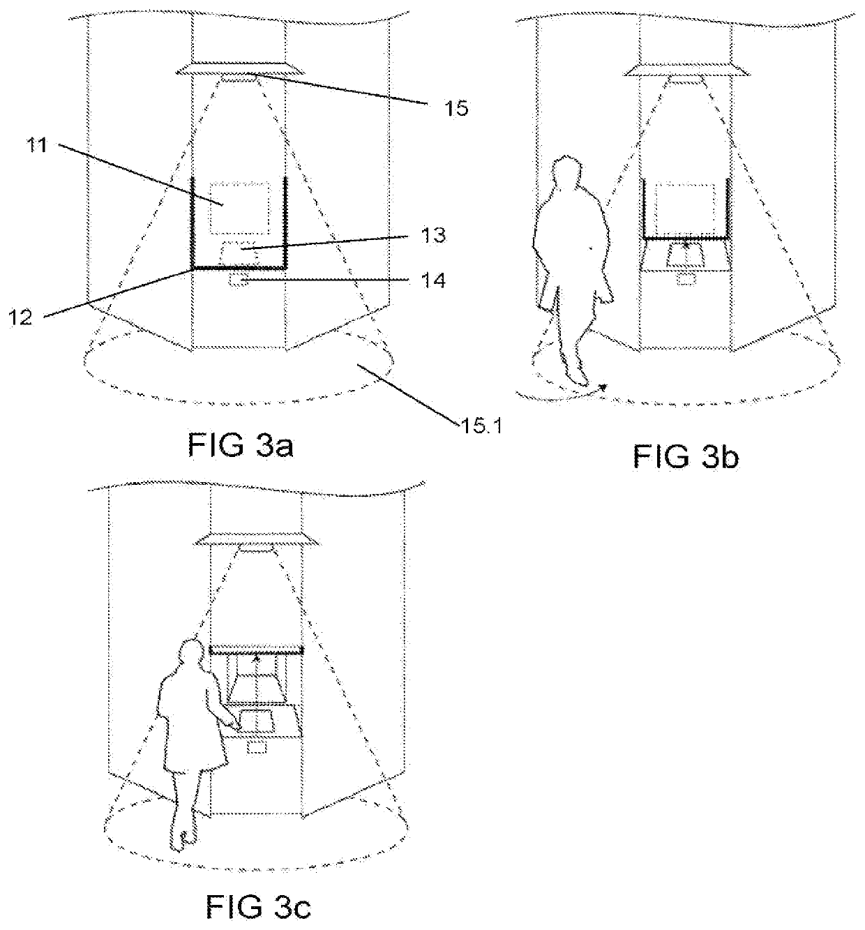 Self-Service Parcel Terminal with Optimized Shelving Arrangement