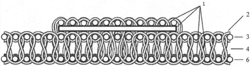 Preparation method of compression sensing fabric with wireless signal transmission function