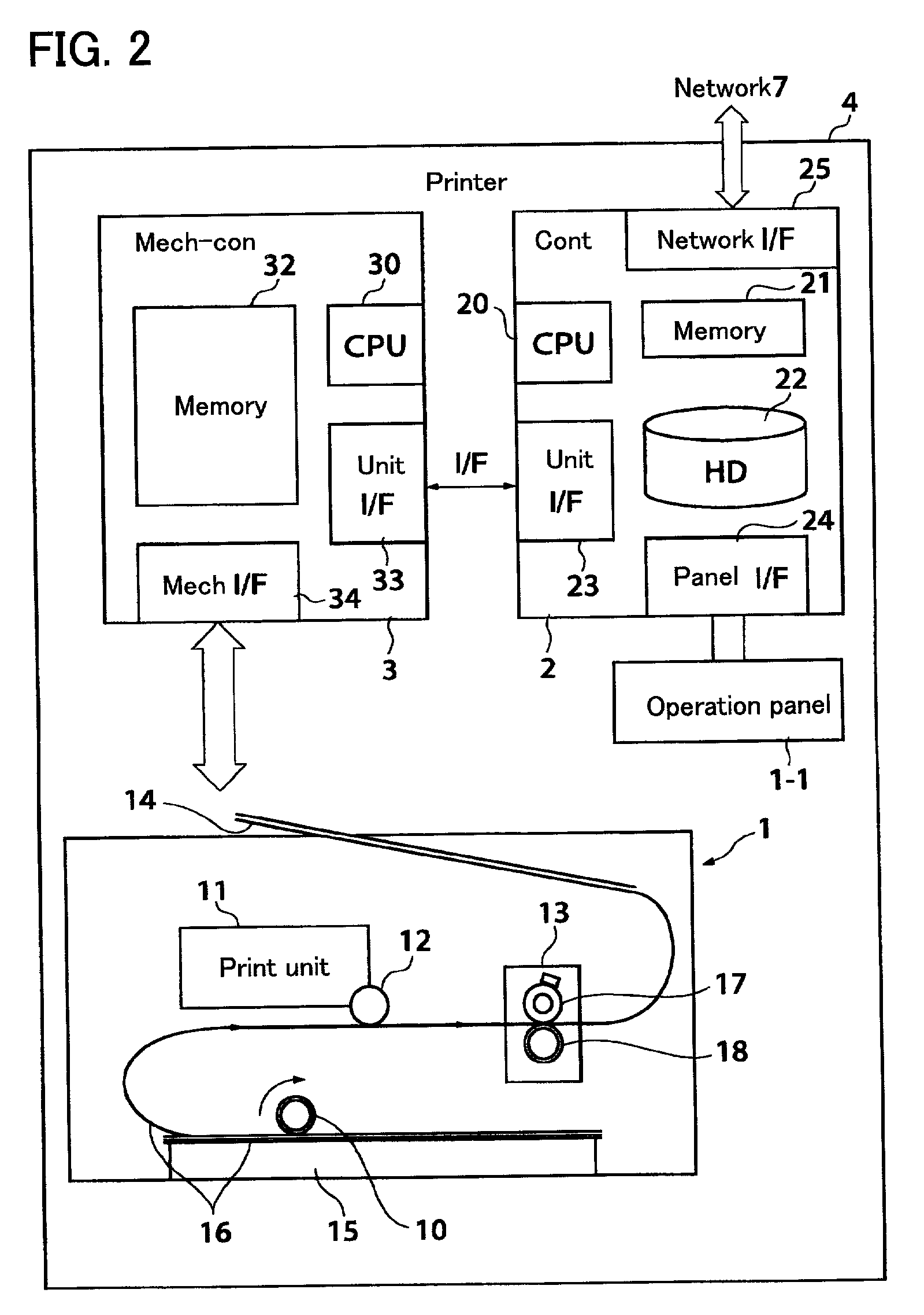 Printer firmware installation method, printer and printer system