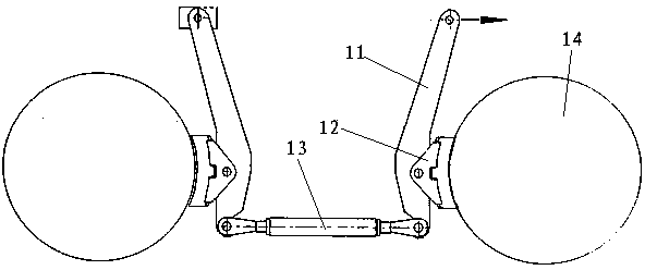 Metal mine underground electric locomotive braking device