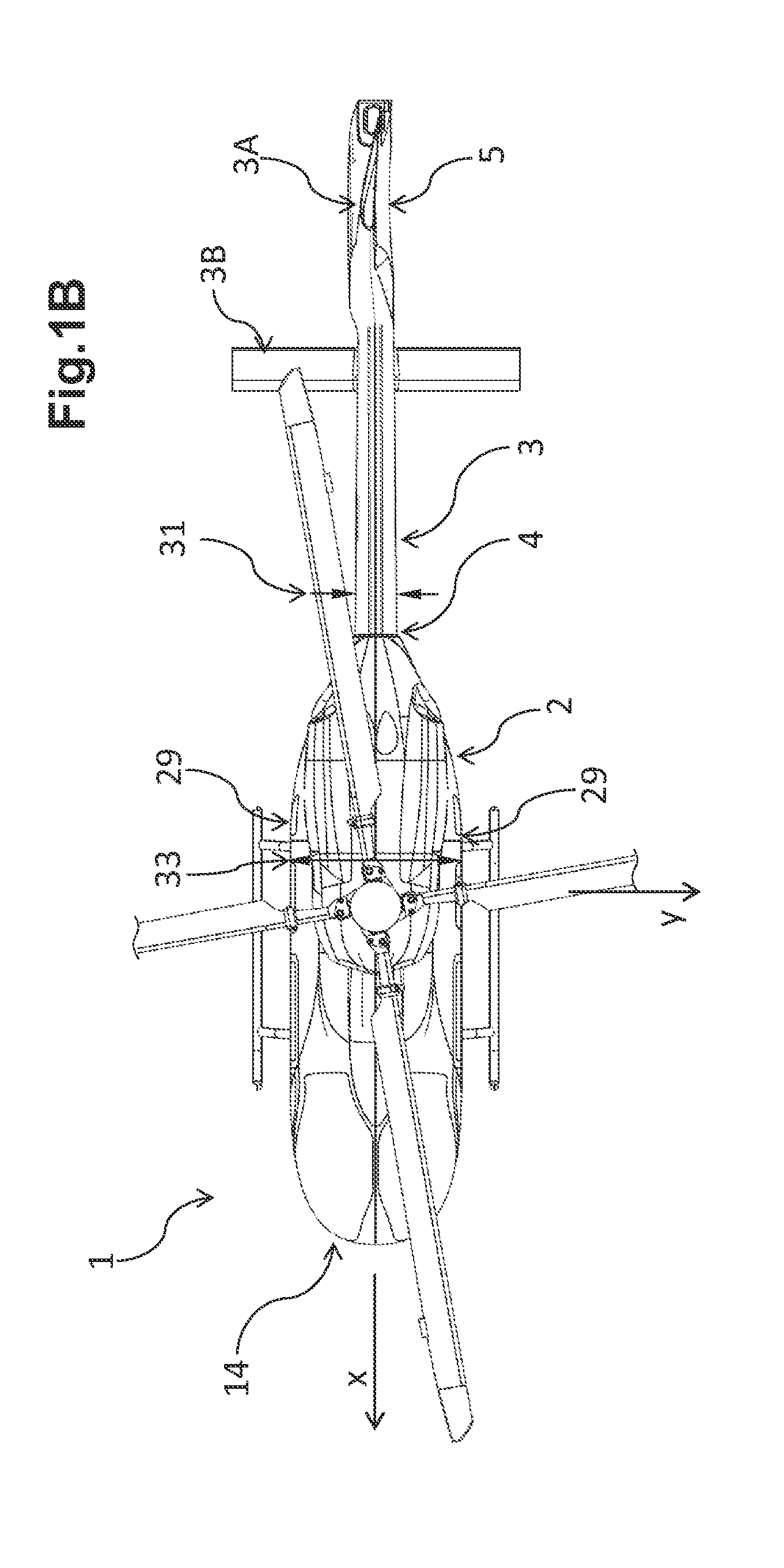 Rotary wing aircraft with a multiple beam tail