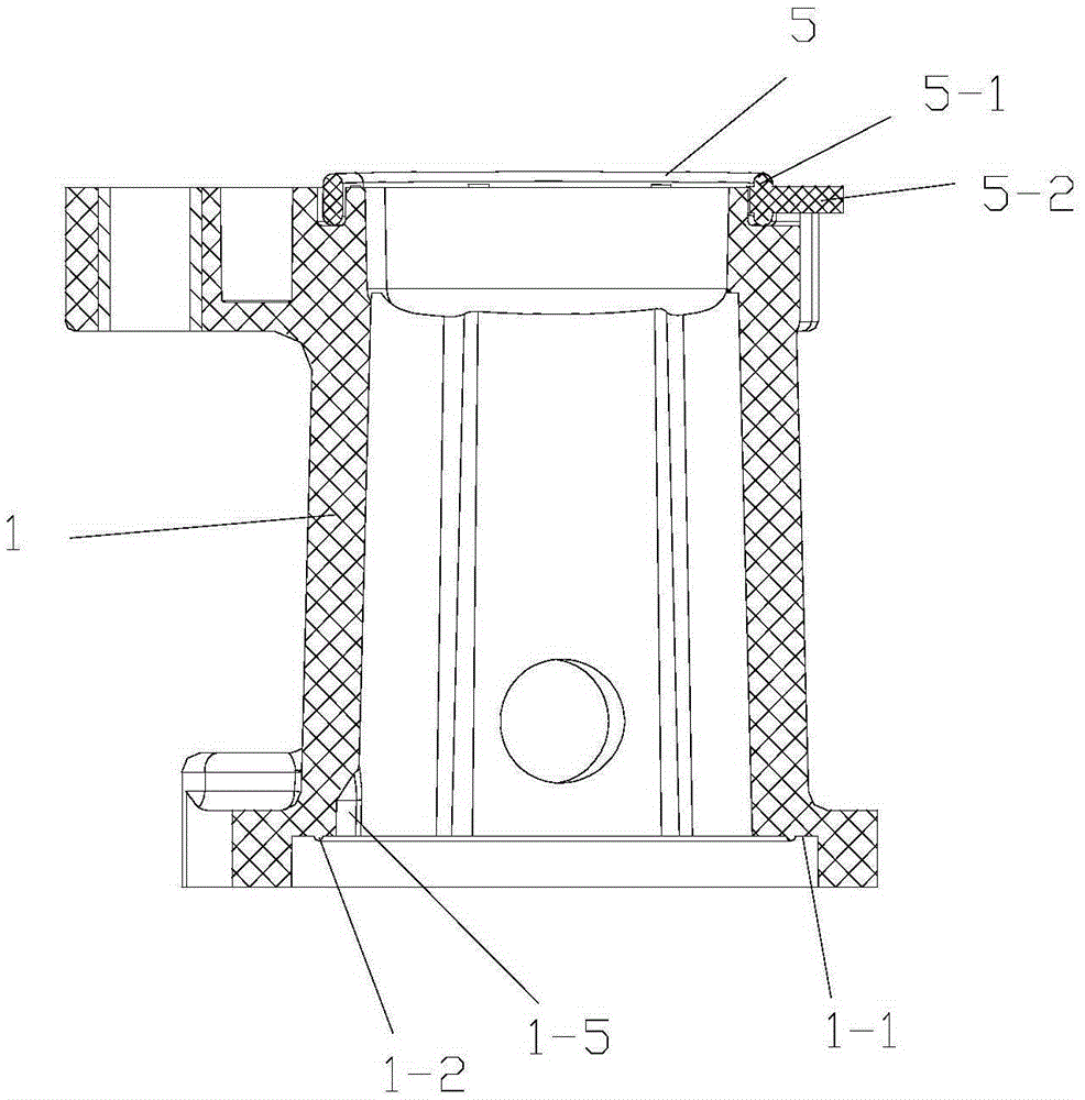 Mounting assembly of thermostat for gasoline engine