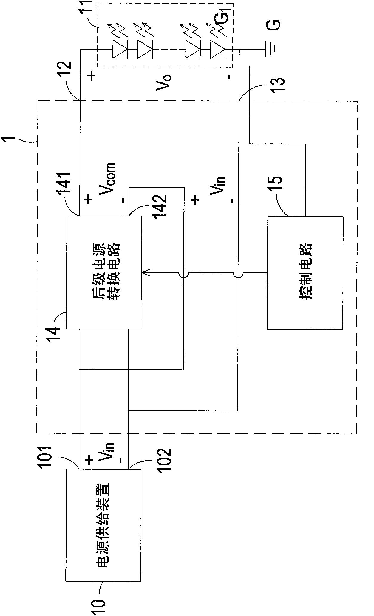 Power supply circuit of light-emitting diode