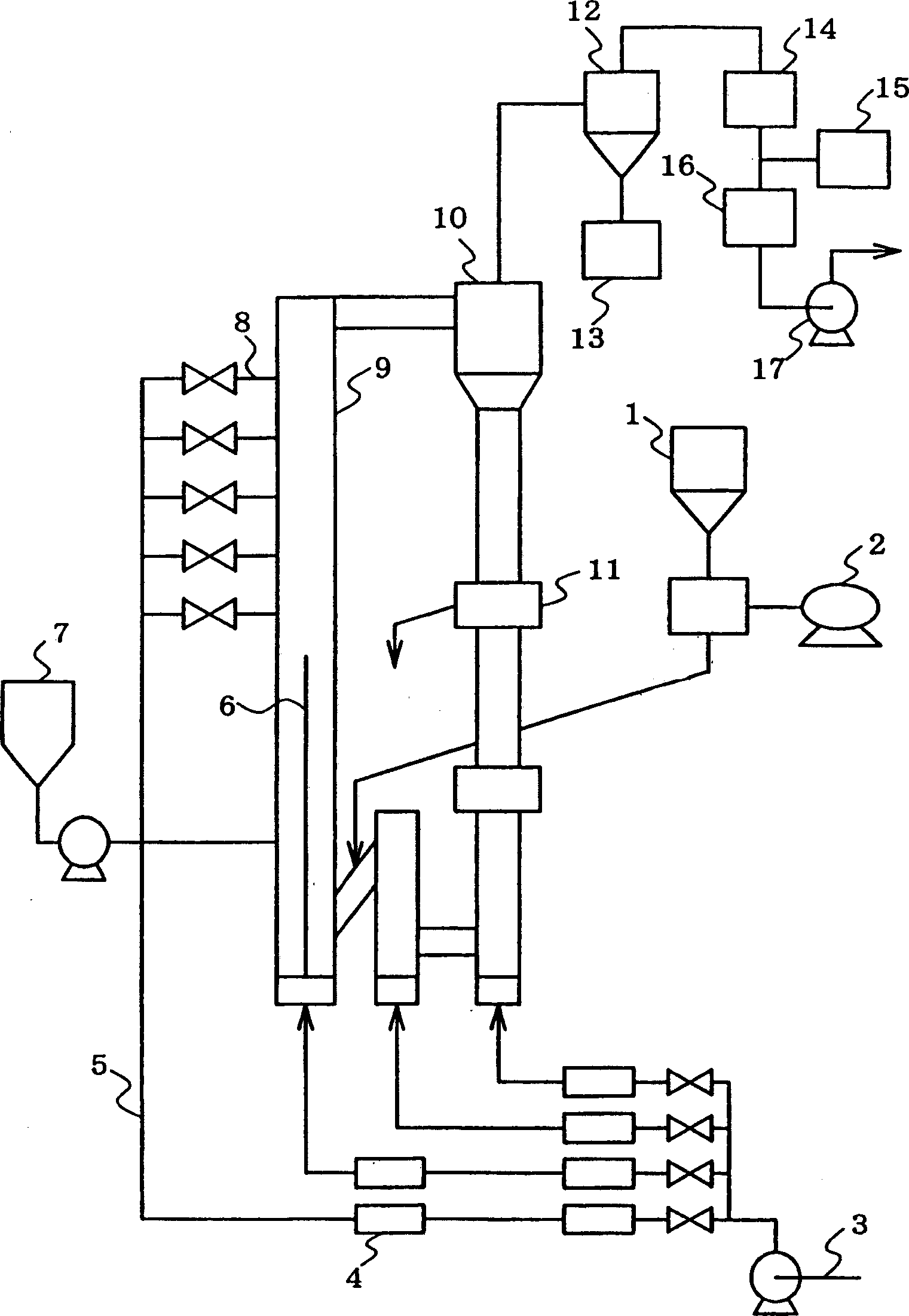 Sulfur content removing method and desulfurizer for fluidized bed device