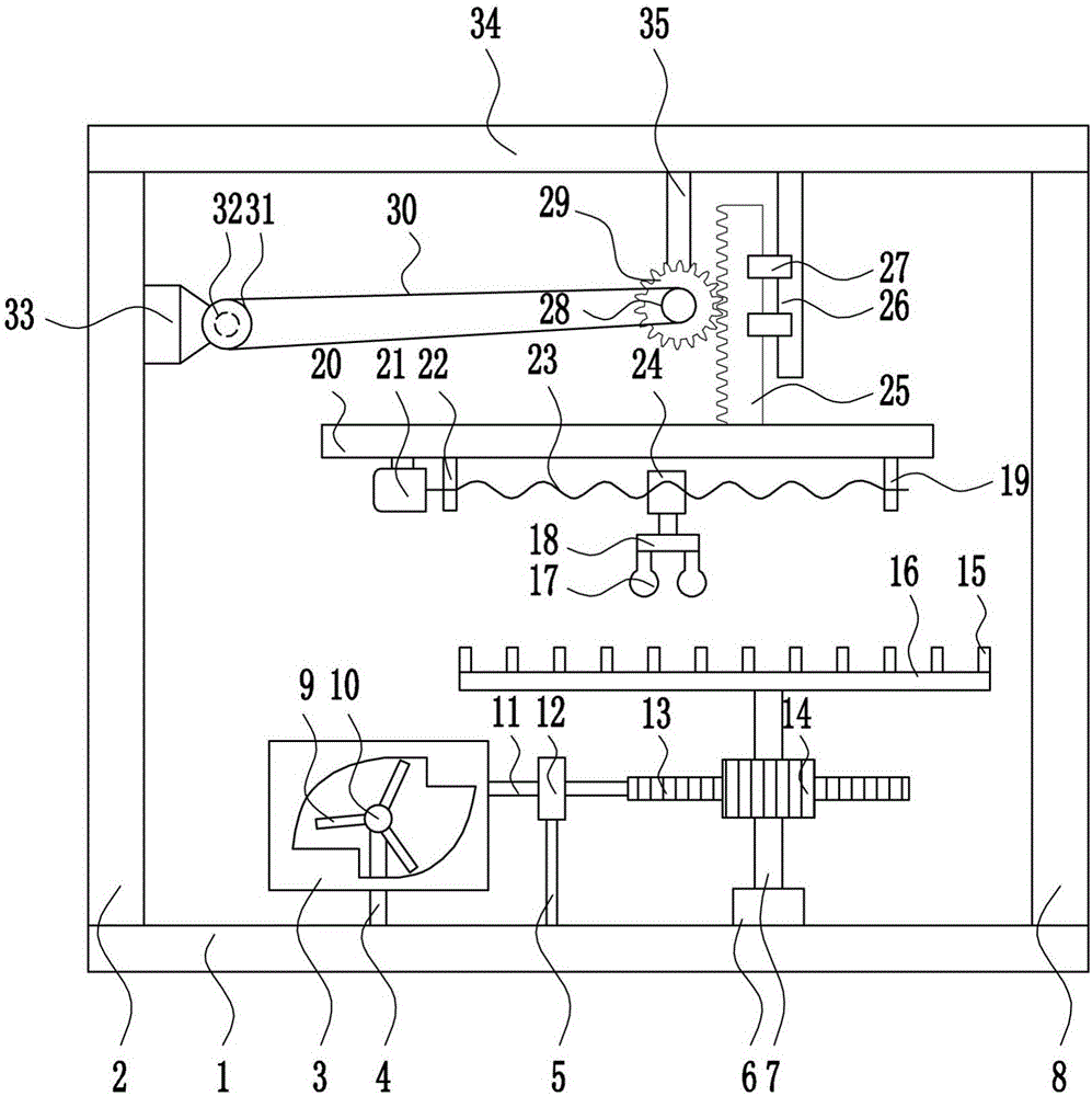 Efficient drying device for finished shoe for shoe industry