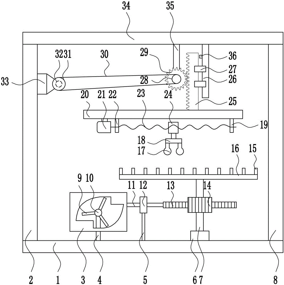 Efficient drying device for finished shoe for shoe industry