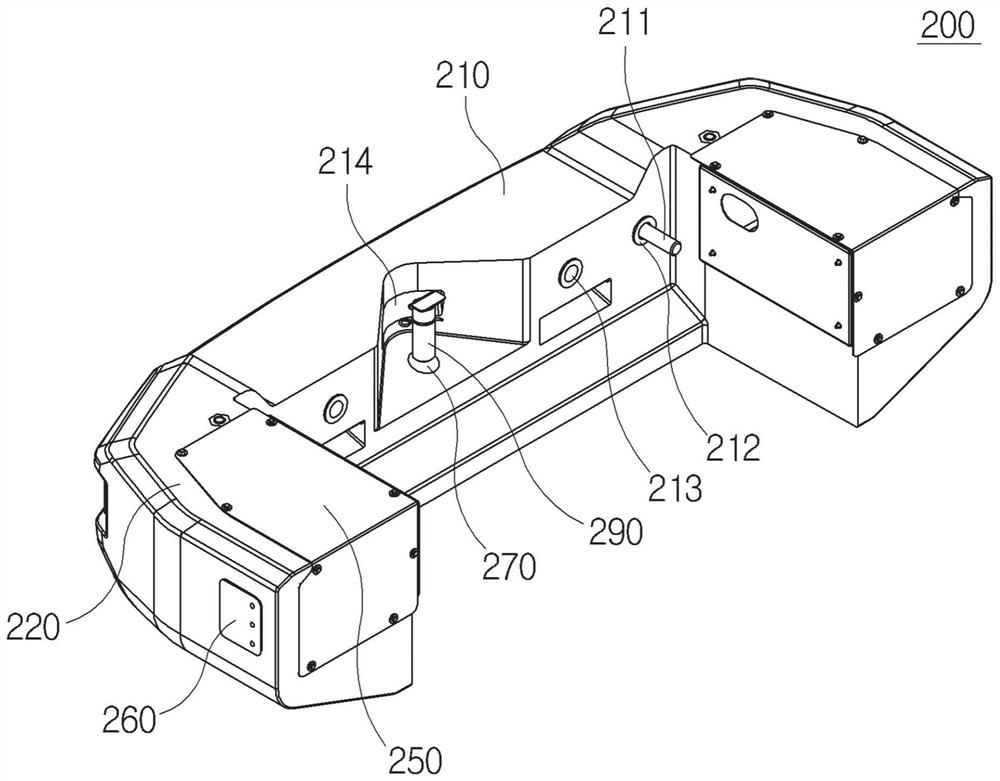 Counterweight structure of construction machinery