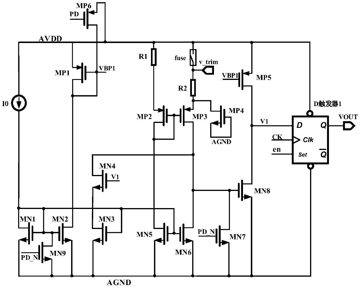 A Trimming Switch Circuit Without Static Power Consumption