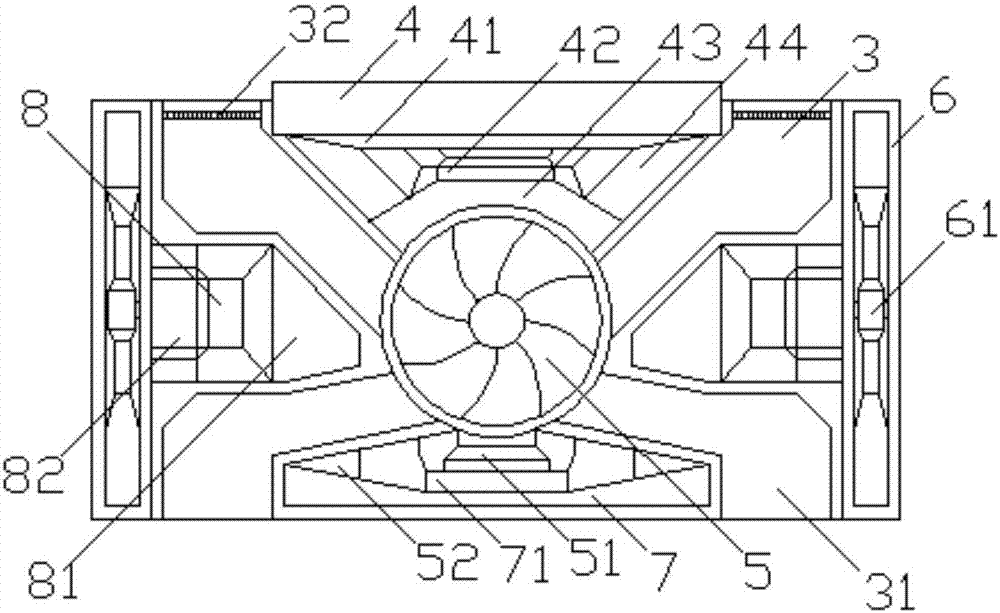 Silent air handling unit with sound wave adjusting function for air quality