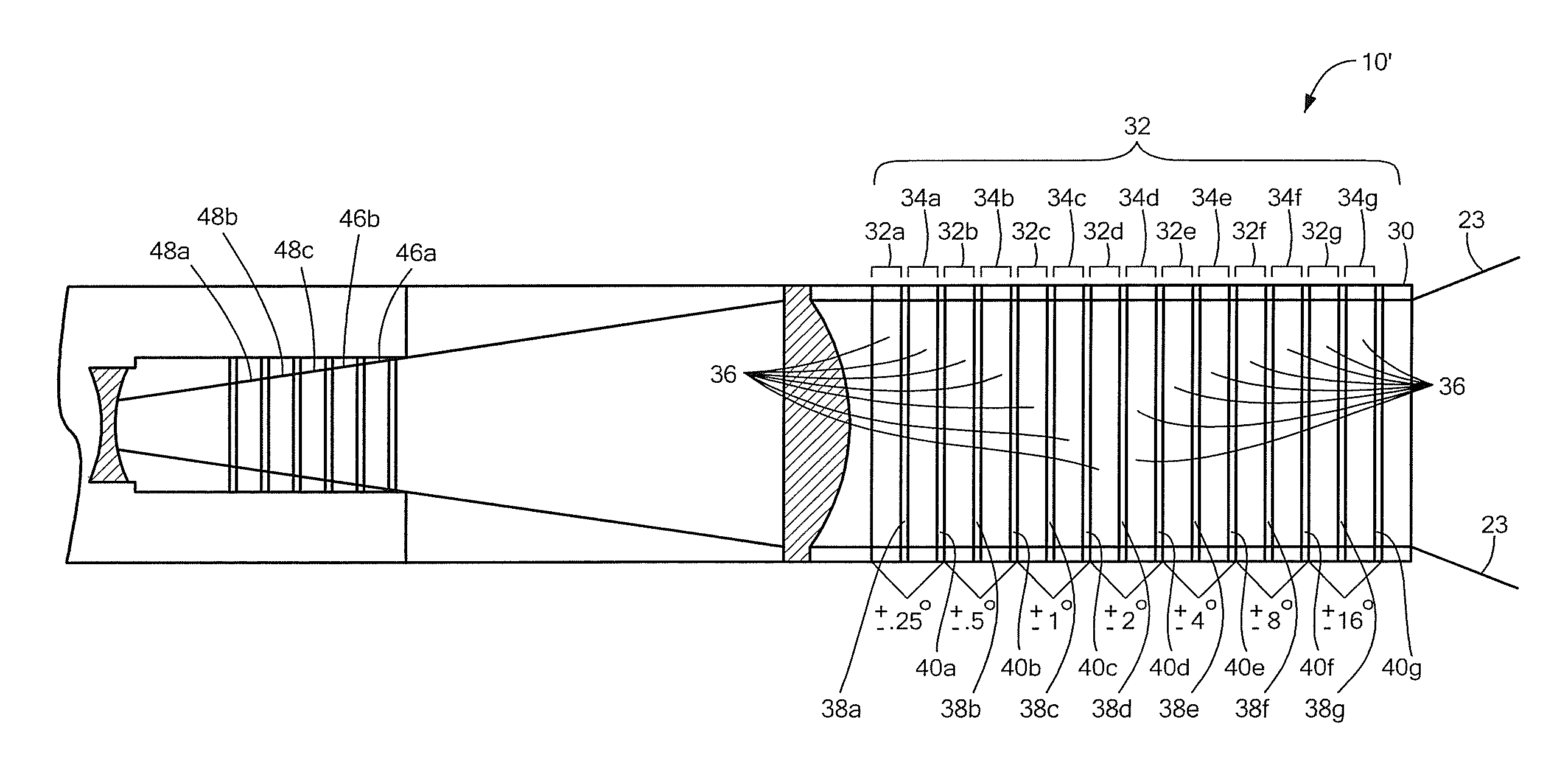 High Fill-Factor Electronic Beam Steerer