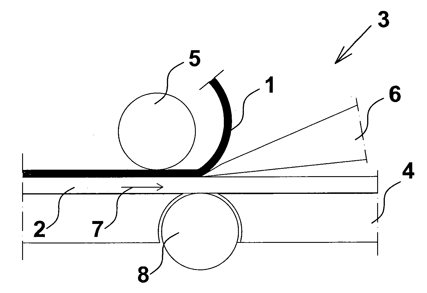 Linoleum covered plate where the edge of the plate is covered with linoleum band without base