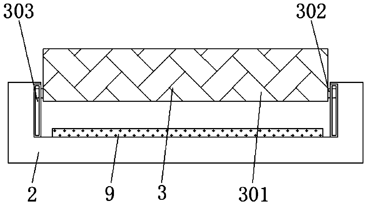 Metal continuous punching die