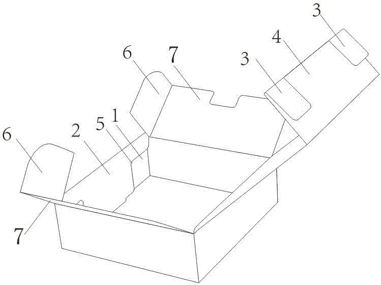 Locking mechanism of packaging box