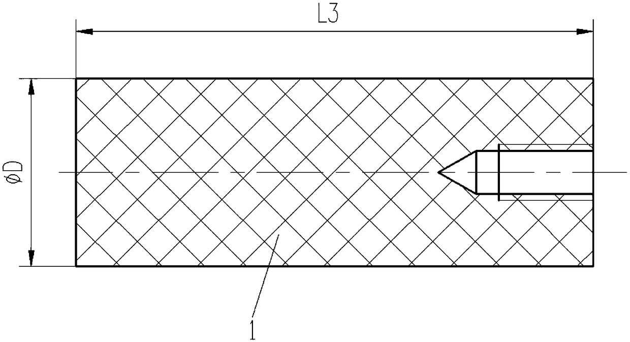 Machining method of high-precision deep and long hole thin-walled sleeve part