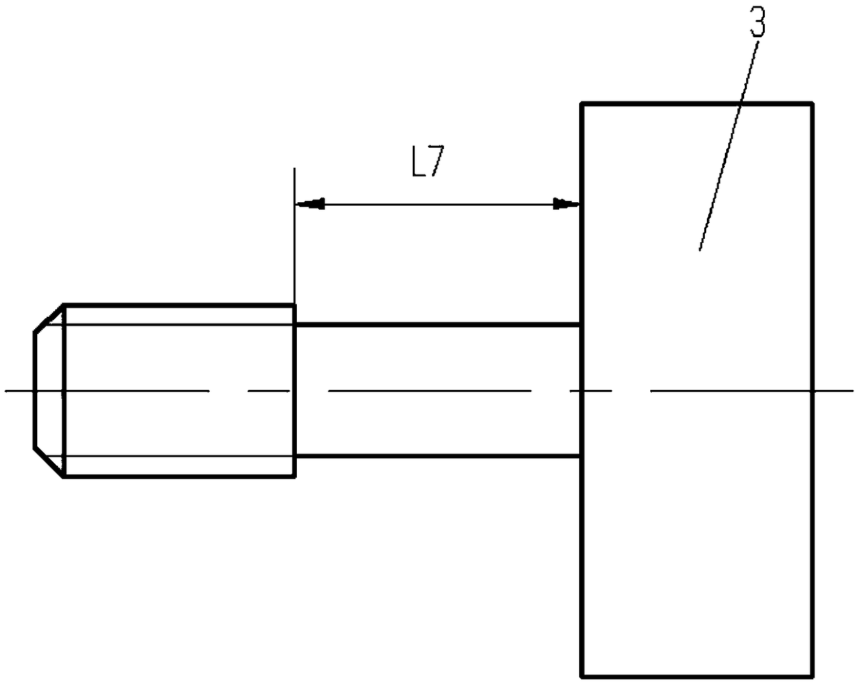 Machining method of high-precision deep and long hole thin-walled sleeve part