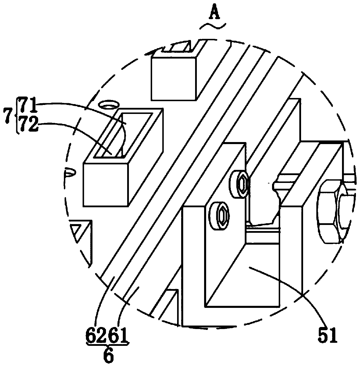 Vertical packaging machine for pouch cell