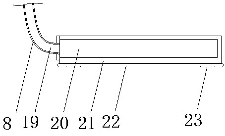 A heat dissipation device with efficient heat dissipation performance for a computer mainboard