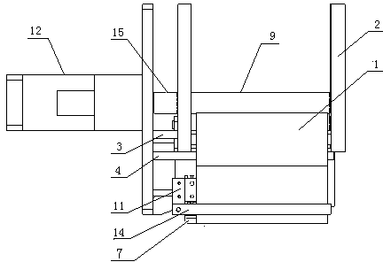 Intelligent cloth changing device of wiping mechanism