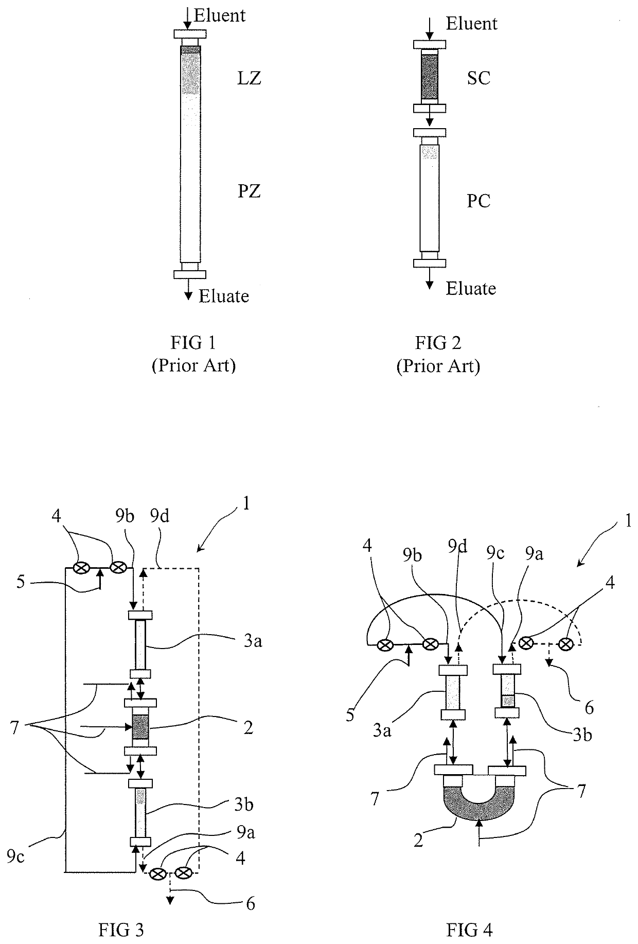 Alternating Flow Column Chromatography Apparatus and Method of Use