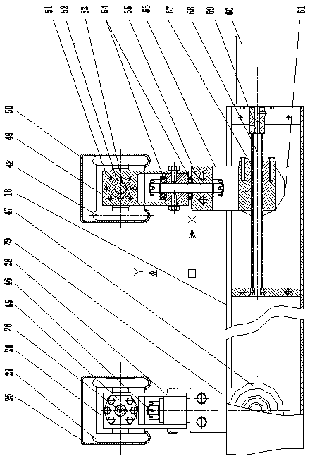 Road side stone paving machine