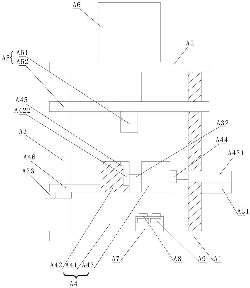 An automatic production device for water inlet pipes