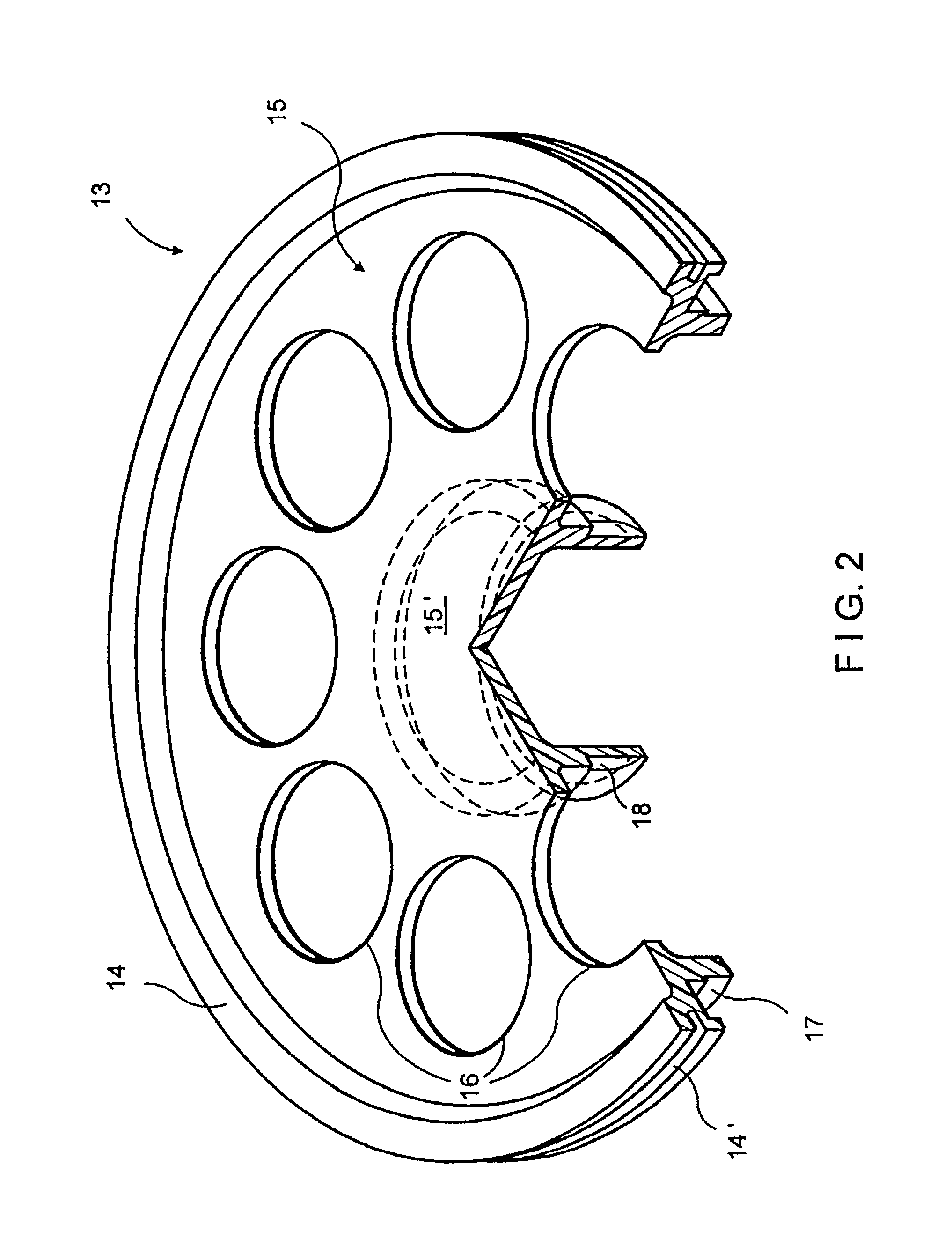 Collapsible filter element