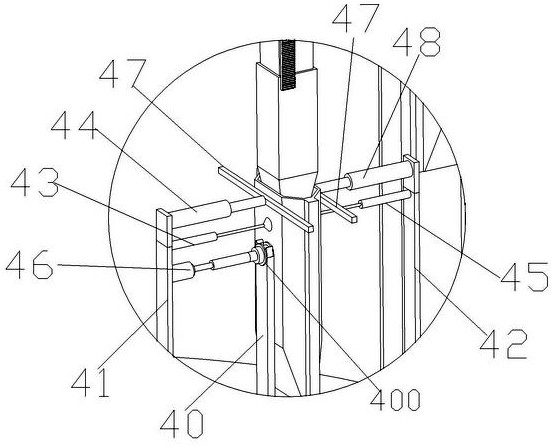 Dry powder filling gradual detection device and method