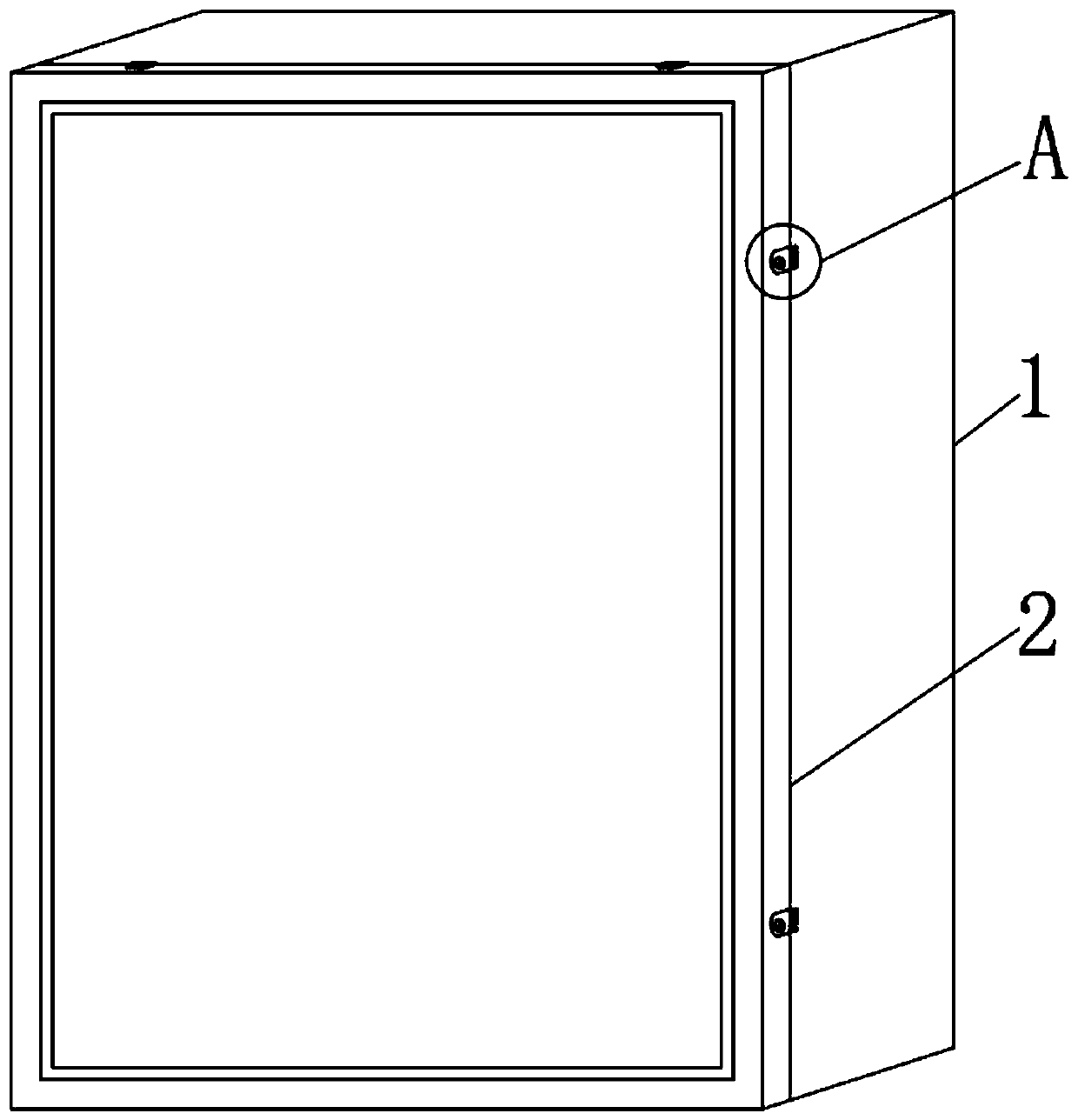 Fire hydrant box door piece mounting mechanism and production mode and mounting mode thereof