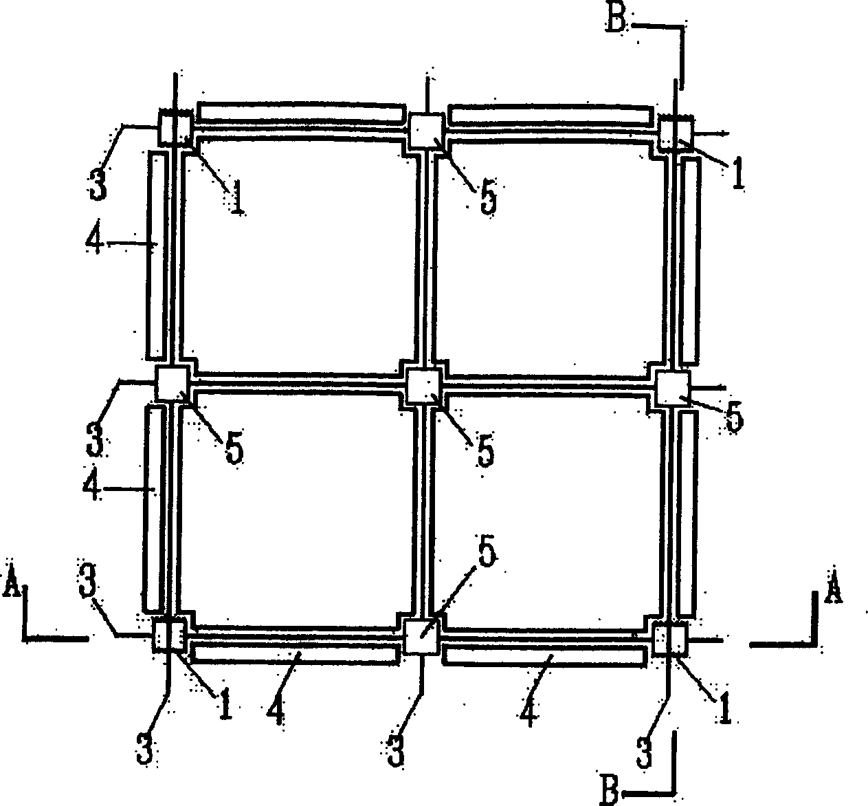 Steel-steel concrete fully prefabricated assembling structure