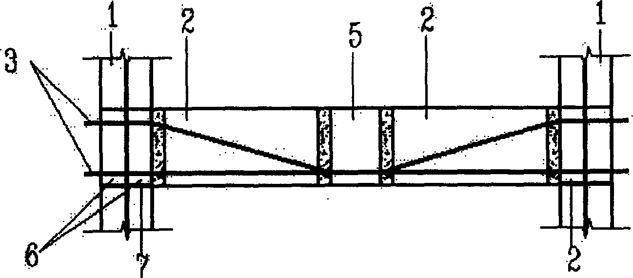 Steel-steel concrete fully prefabricated assembling structure