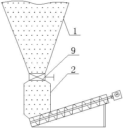 Ash sealing device for preventing low-temperature gas from entering high-temperature dust remover