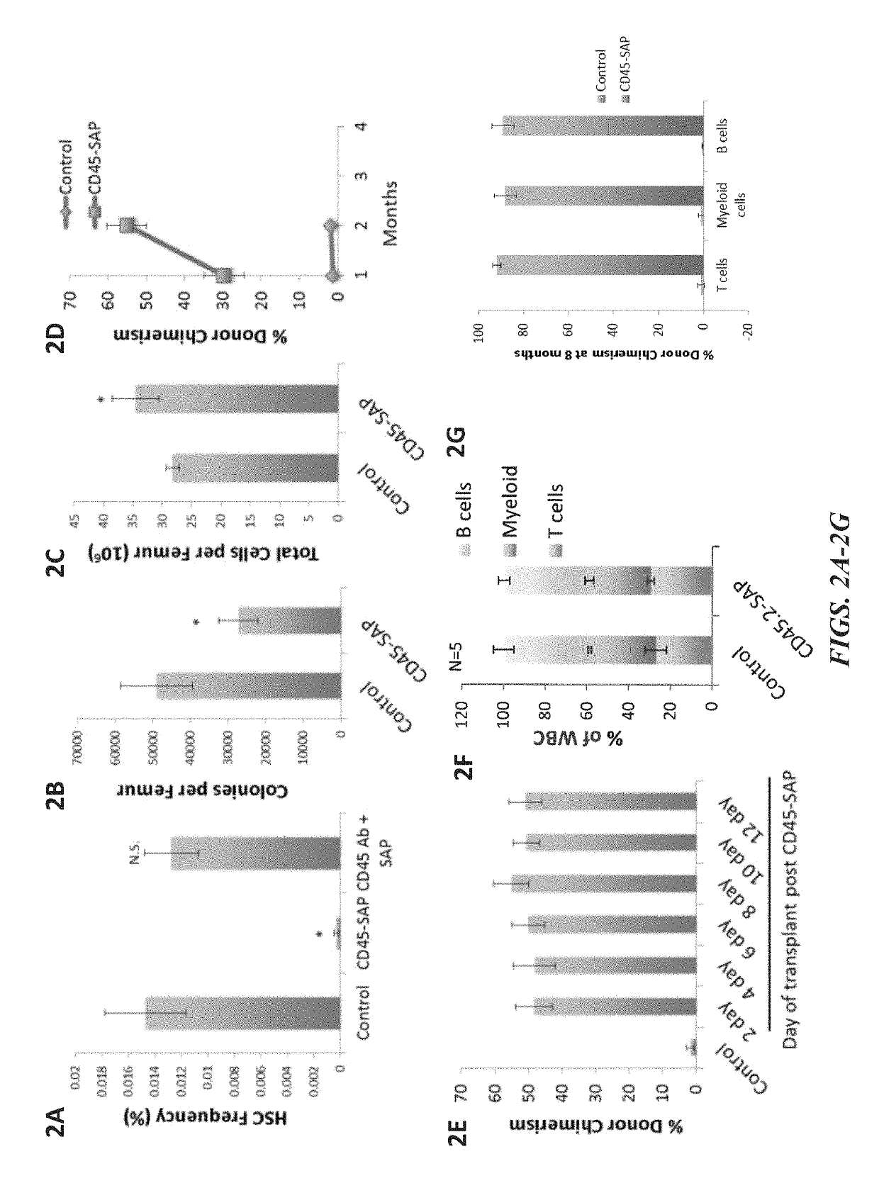 Compositions and methods for non-myeloablative conditioning