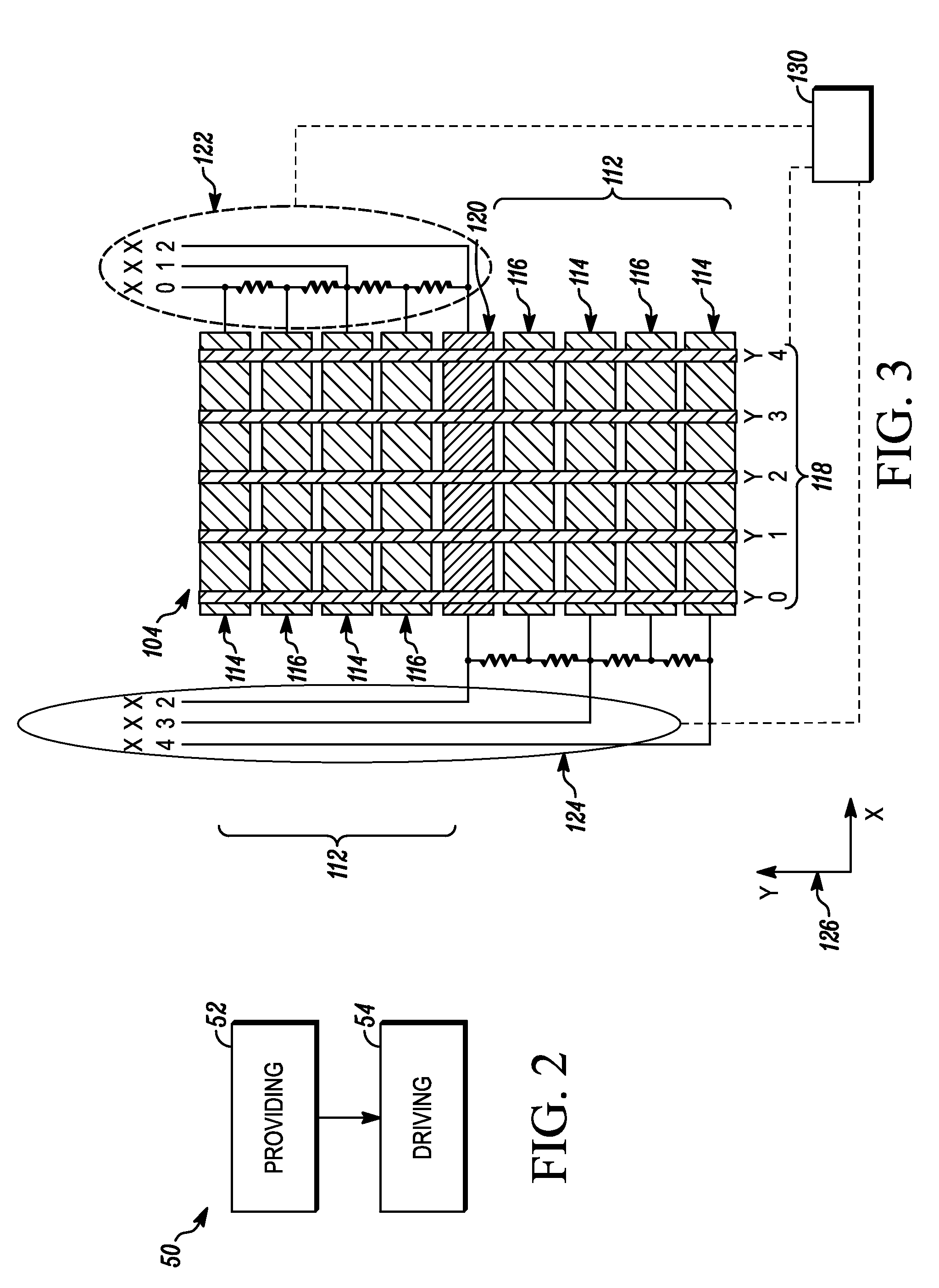 Method and device for providing an equi-potential touch screen