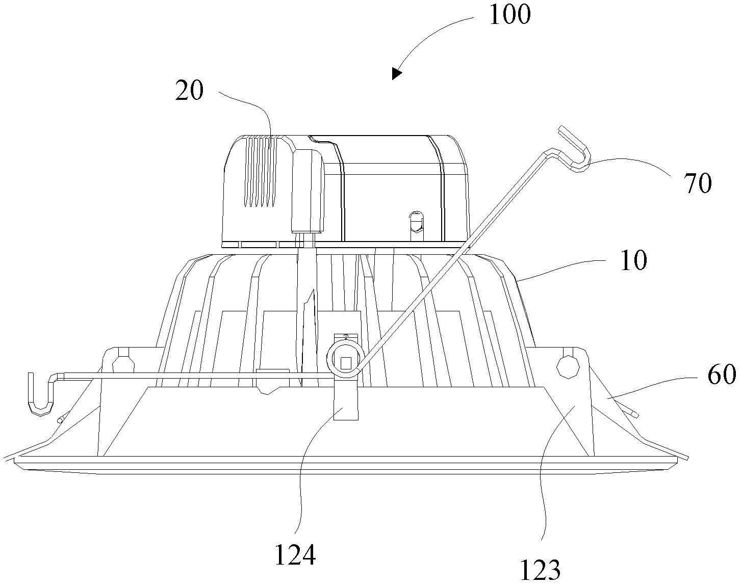 led downlight and its lamp body