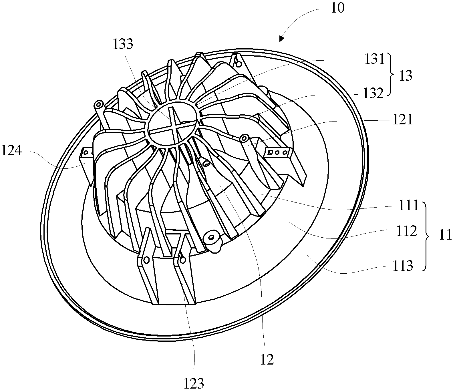 led downlight and its lamp body