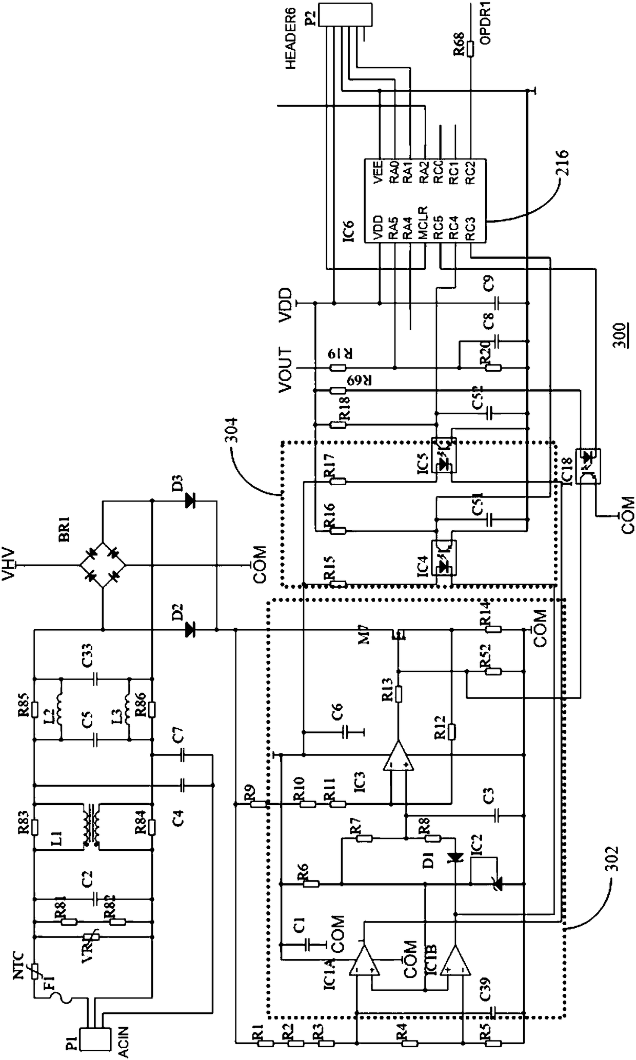 Constant voltage output AC phase dimmable LED driver