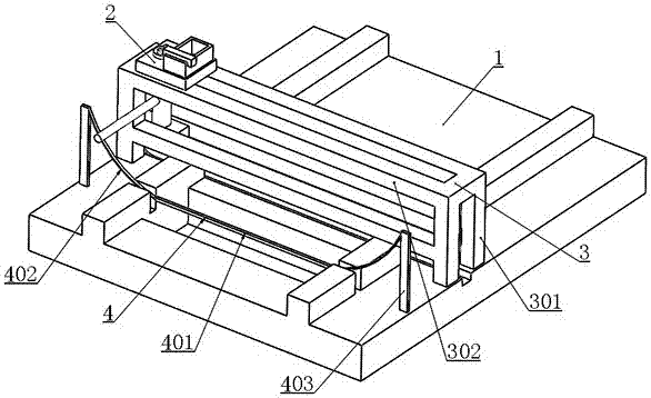 Efficient cutting and cooling integrated device for rubber