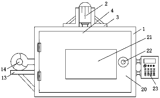 Textile yarn drying device