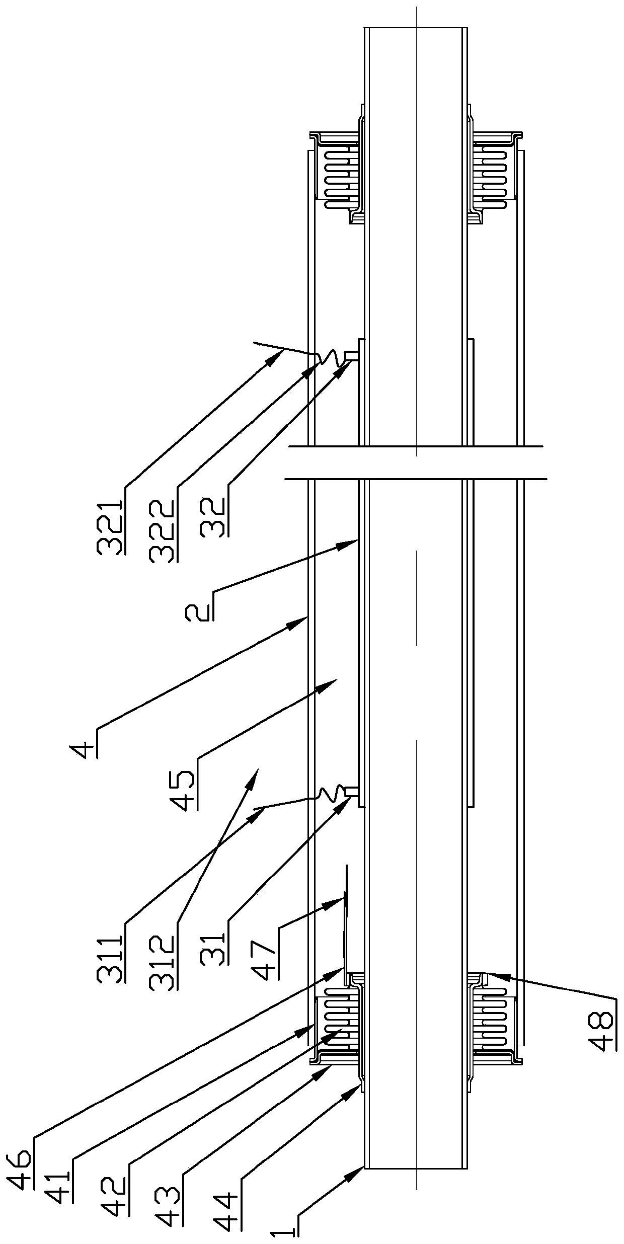 Solar energy heat collecting tube with film photovoltaic power generation coupling selective absorption coating