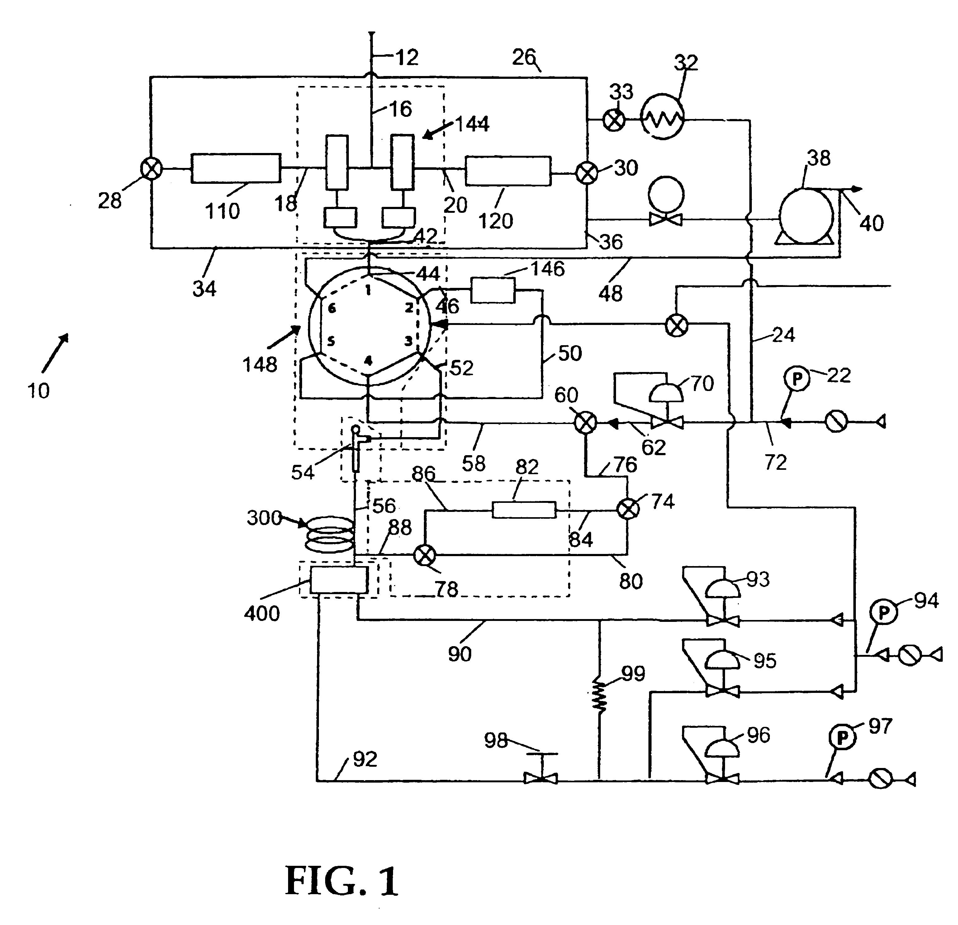 Low-power gas chromatograph