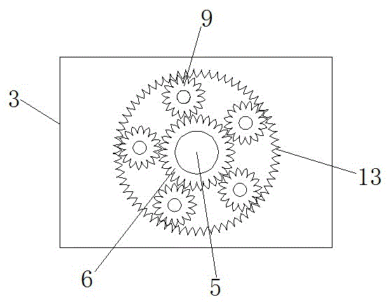 Planetary circle cutting device